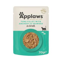 Applaws Natural Wet Cat Food  Tuna Fillet with Anchovy & Seaweed