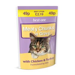 Best-one Cat Pouch Chicken & Turkey pm49p