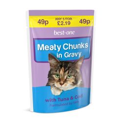 Best-one Cat Pouch Tuna & Cod pm49p