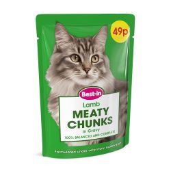 Bestin Cat Pouch Lamb in Gravy pm49p