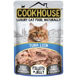 Cookhouse Cat Tuna Loin Fillets In Jelly