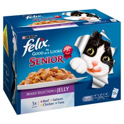 Felix As Good As It Looks Senior Mixed Selection in Jelly 12pk