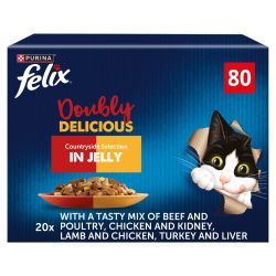 FELIX Doubly Delicious Countryside Selection 80pk