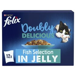 FELIX Doubly Delicious Fish Selection in Jelly 12pk