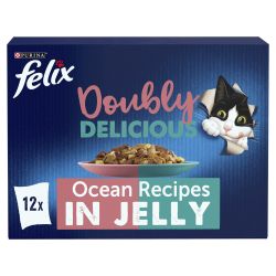 FELIX Doubly Delicious Ocean Recipes in Jelly 12pk