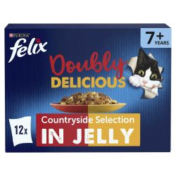 FELIX Doubly Delicious Senior 7+ Countryside 12pk