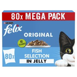 FELIX Original Fish Selection in Jelly 80pk