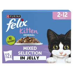 FELIX Original Kitten Mixed Selection in Jelly 12pk