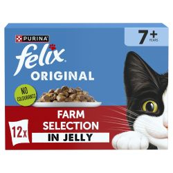 FELIX Original Senior Farm Selection in Jelly 12pk