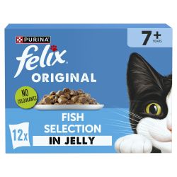 FELIX Original Senior Fish Selection in Jelly 12pk