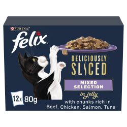 FELIX Pouches Deliciously Sliced Mixed Selection in Jelly 12pk