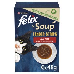 FELIX Soup Tender Strips Farm Selection 6pk