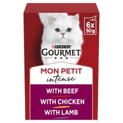 GOURMET Mon Petit Intense Beef, Chicken, Lamb 6pk