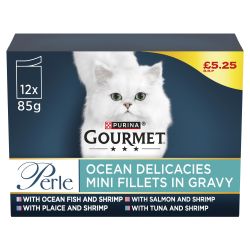 GOURMET Perle Ocean Delicacies in Gravy 12pk PM£5.25