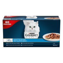 GOURMET Perle Pouches Ocean Collection Mini Fillets in Gravy 60pk
