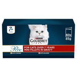 GOURMET Perle Senior 7+ Mini Fillets in Gravy 60pk