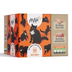 HiLife Cat Chicken Pate Recipes Pouch 32pack