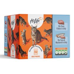 HiLife Cat Tuna Recipes in Jelly Pouch 32pack