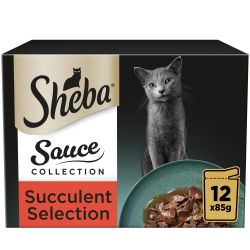 SHEBA Sauce Collection Adult Cat Food  Succulent Selection 12 Pack