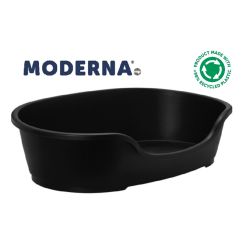 Moderna Plastic Dog Bed Black Large