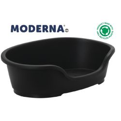Moderna Plastic Dog Bed Black Medium