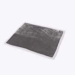 Danish Essentials Fur Blanket Silver