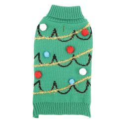 Happy Pet Bauble Jumper Green
