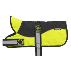 aniMate Reflective Black/Hi-Viz Padded Harness Coat  (30cm)