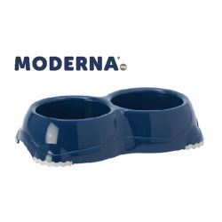 Moderna Smarty Bowl Double 2 x 330ml Blue Berry
