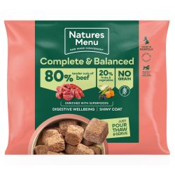 80/20 Natures Menu Beef Nuggets Frozen