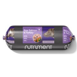 Nutriment Adult Dog Raw Salmon & Turkey Chubb Frozen