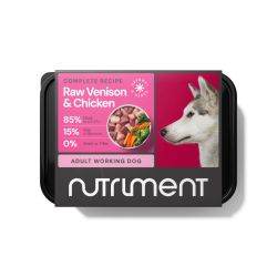 Nutriment Adult Dog Raw Venison & Chicken Formula Frozen