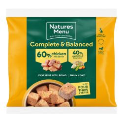 Natures Menu 60/40 Chicken & Salmon Nuggets Frozen