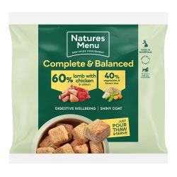 Natures Menu 60/40 Lamb & Chicken Nuggets Frozen
