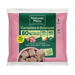Natures Menu Complete & Balanced 80/20 Turkey & Venison Nuggets