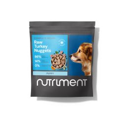 Nutriment Puppy Raw Turkey Nuggets