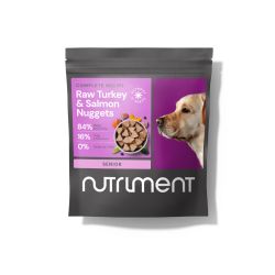 Nutriment Senior Dog RAW Turkey & Salmon Nuggets