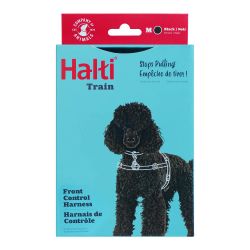 Halti Front Control Harness Black & Red