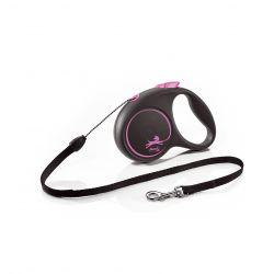flexi Black Design S Cord 5m, pink
