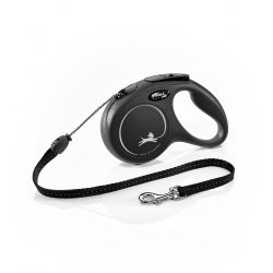 flexi New Classic  M Cord 5 m, black