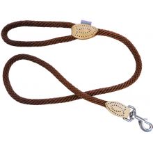 Hemm & Boo Trigger Soft Rope Lead Brown