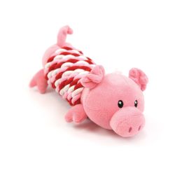 Happy Pet Pig In Rope Blanket