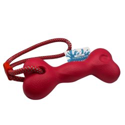 Aqua Dog Bone & Rope Red