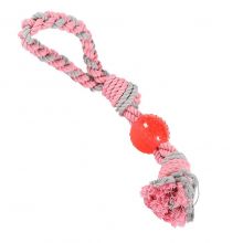 Happy Pet Rope & Ball Tugger