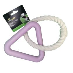 Bestpets Rope & TPR Tug 6.5"