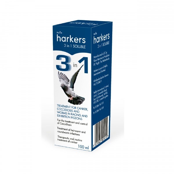 Harkers 3 In 1 Treatments – Treats Canker, Coccidiosis & Worms Soluble