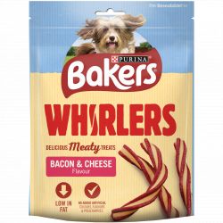 BAKERS Whirlers Bacon & Cheese Dog Treats