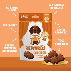 Denzel's Chicken & Mango high value rewards for dogs