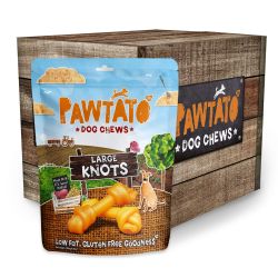Pawtato Low Fat Gluten Free Knots Large