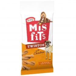 Misfits Twistos Dog Treats with Chicken